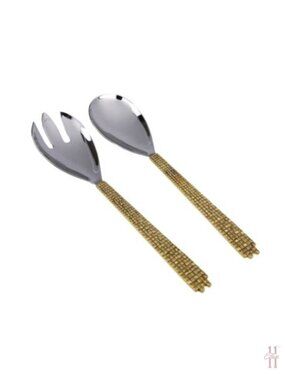 NEW Mosaic Design Salad Servers, Set of 2